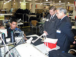 Photo showing EDA Assistant Secretary David A. Sampson visiting Goodwill Industries of South Florida, Inc. in Miami, Florida.