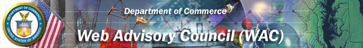 Department of Commerce Web Advisorsy Group Banner
